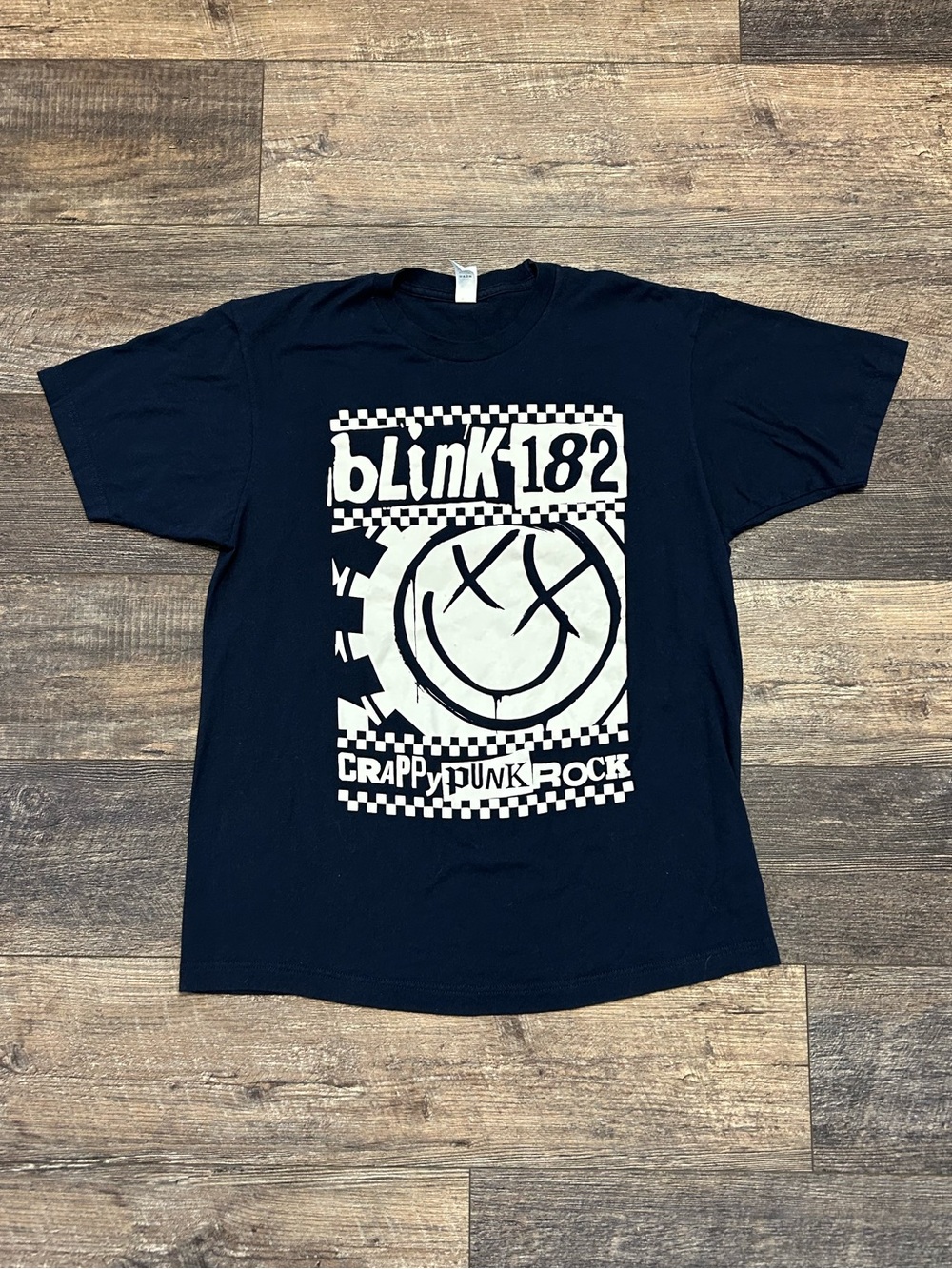 Cool Concert Blink-182 World Tour Navy T-shirt Men’s size Large